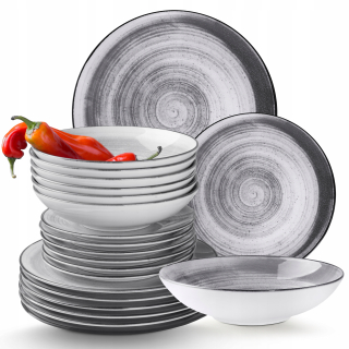 Porcelán, servis - Večera Konsimo LINARI 18 ks.
